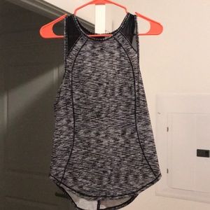Lululemon athletic authentic top black mesh
